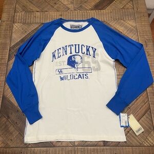 Kentucky Wildcats Blue and White Long Sleeve Tee